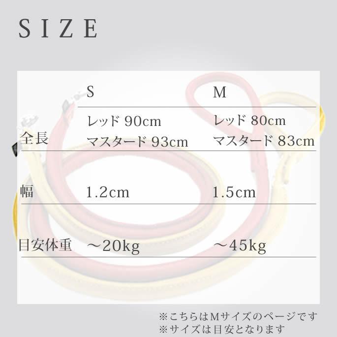 犬 リード 革 レザー ASHU ソフトレザーリード サイズ M 中型犬〜大型犬 ドッグリード | ASHU | 11