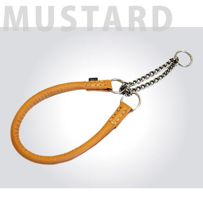 犬 ハーフチョーク しつけ用 革 レザー ASHU*ソフトレザー ハーフチョーク サイズ：SS S | ASHU | 08