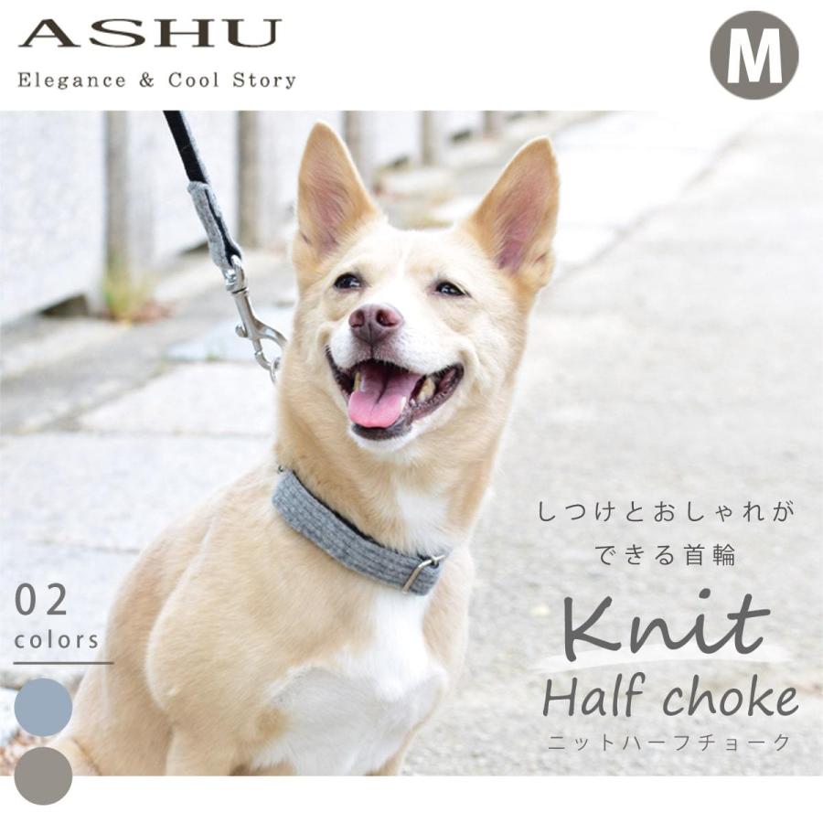 犬 首輪 しつけ用 ニットハーフチョーク Mサイズ 中型犬用 Ashu T 犬手作りごはん帝塚山ハウンドカム 通販 Yahoo ショッピング