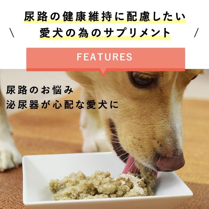 帝塚山ハウンドカム 尿路元気 犬猫用サプリメント 200g 尿路結石