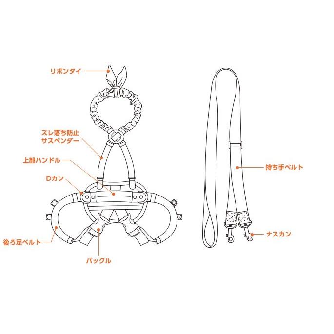 介護用歩行補助ハーネス LaLaWalk　ホールド　小型犬　後足サポート | LaLaWalk（TOMBOW） | 13