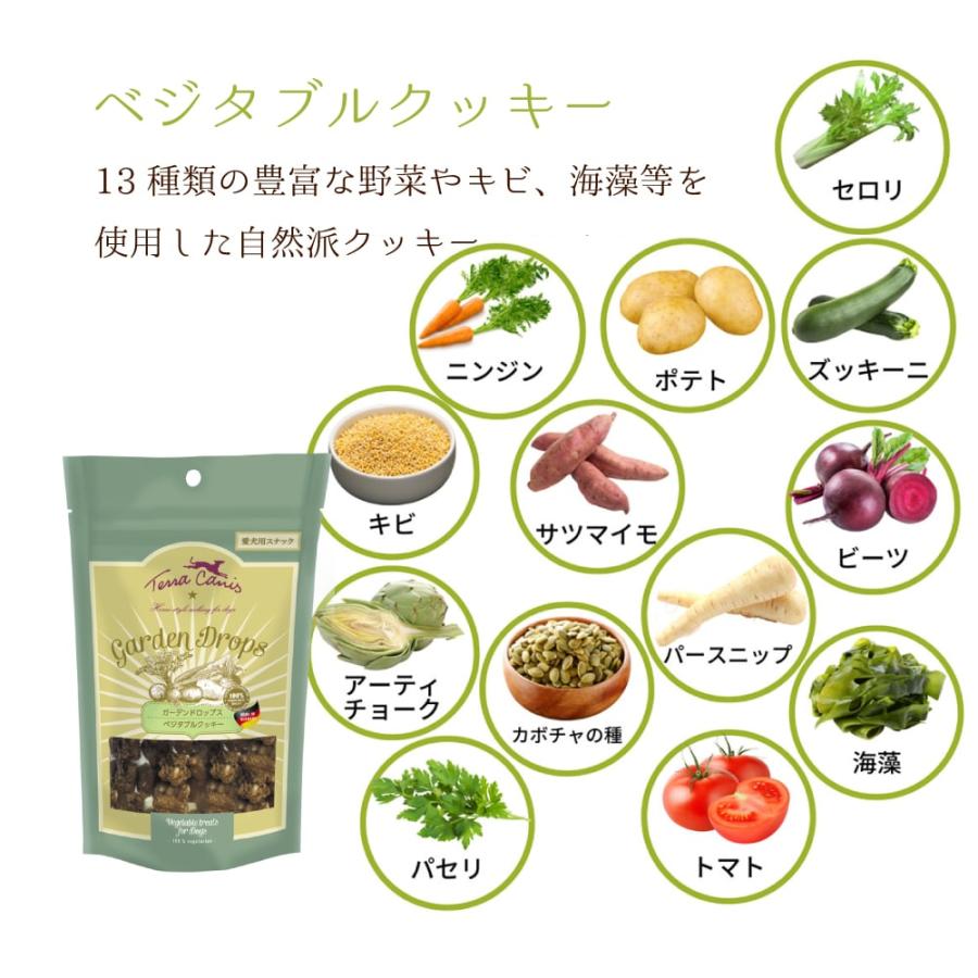 犬用クッキー｜テラカニス　ガーデンドロップス　フルーツクッキー / ベジタブルクッキー |  | 04