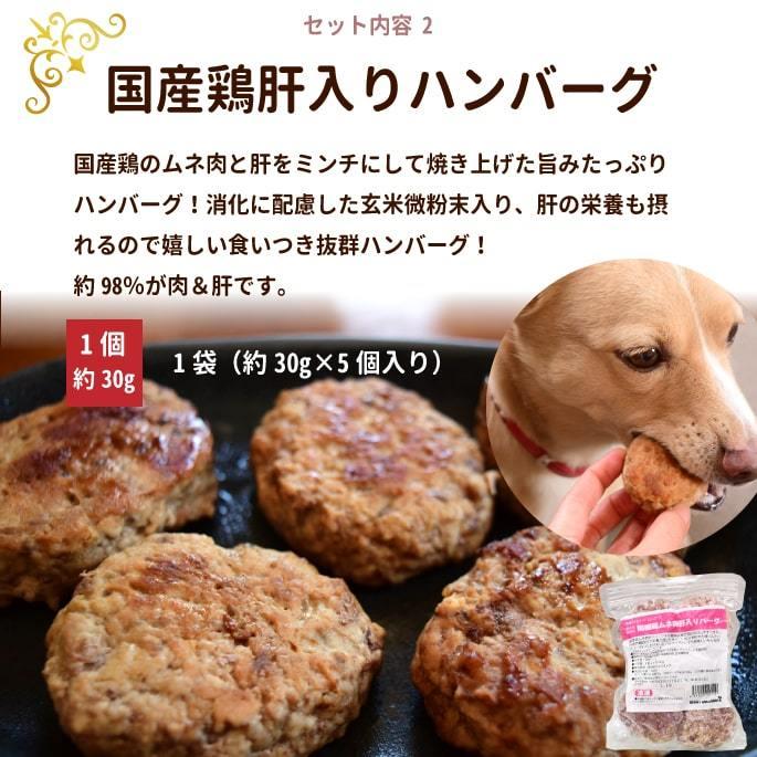 市場 冷凍 犬用猫用 約30g 5個 5個入り 手作り食 犬用猫用ハンバーグ 豚バラのハンバーグ