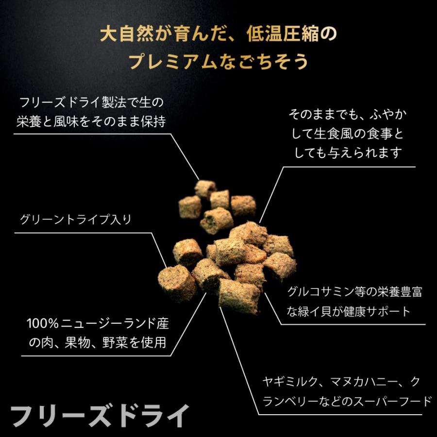 犬用　ニュートライプ　フリーズドライ　ワイルドカット　ラムwithグリーントライプ / キングサーモン＆ラムwithグリーントライプ　15g　全年齢対応　NUTRIPE | NUTRIPE | 04