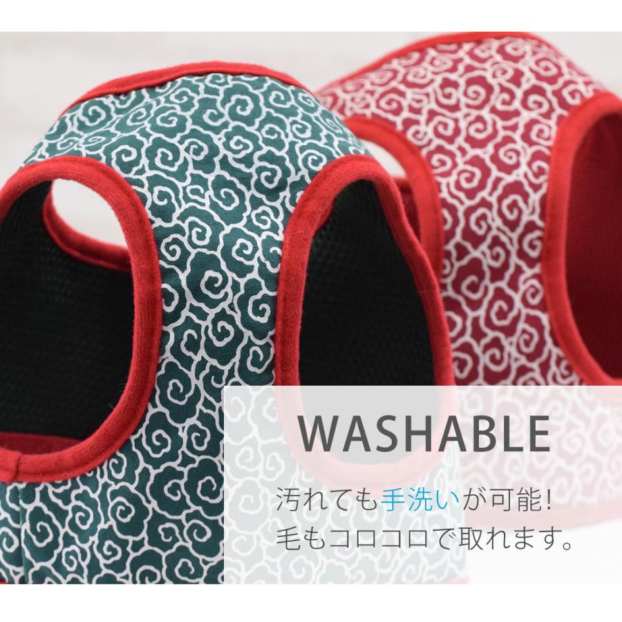 ASHUウェアハーネス 唐草セット LLサイズ(中型犬用)の画像