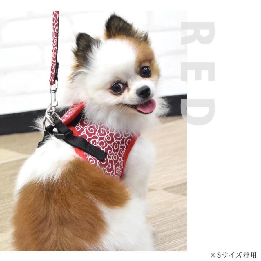 ASHUウェアハーネス 唐草セット XLサイズ(中型犬用)の画像