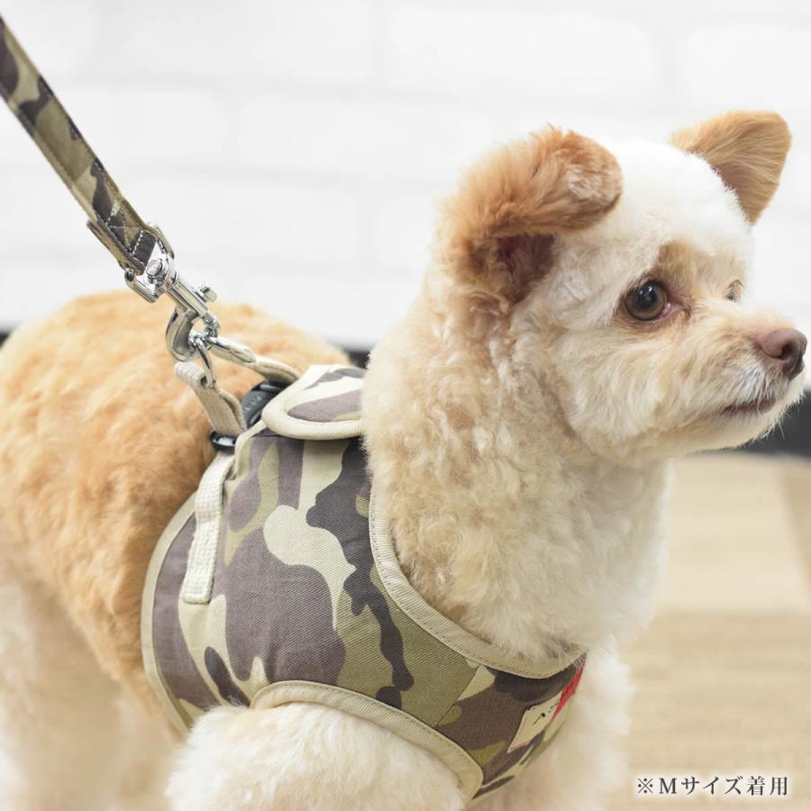 犬 ハーネス ASHU ウェアハーネス 迷彩 セット LLサイズの画像