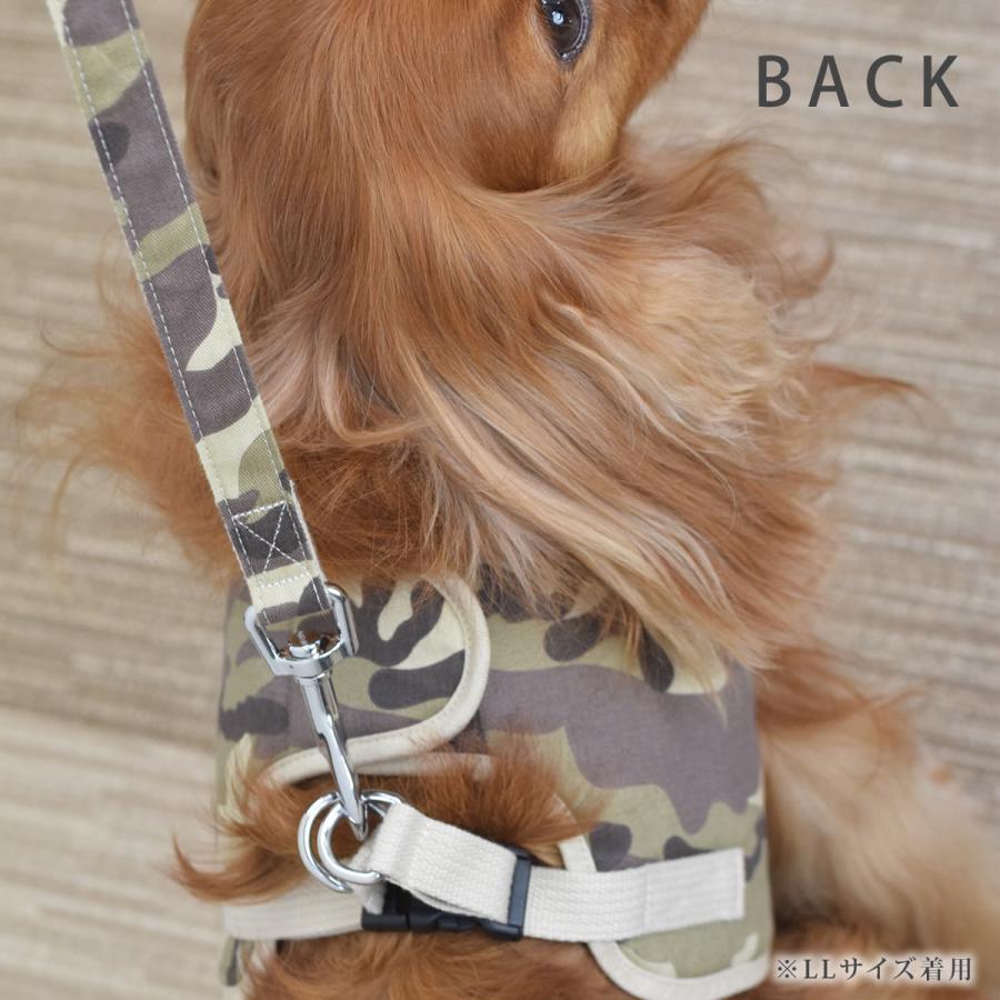犬 ハーネス ASHU ウェアハーネス 迷彩 セット XLサイズの画像