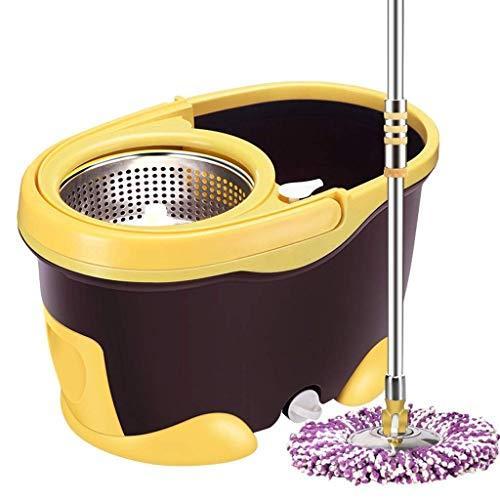 海外正規品 Njc 回転式モップ ステンレス製家庭用怠zyなモップ ハンドフリー乾湿両方のモップバケット 手数料安い Www Kmhsystems Com