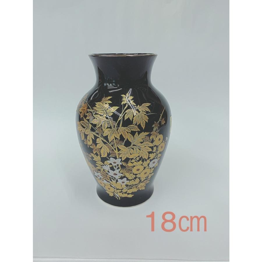 花瓶 6号 天目秋草 陶器 豪華 : bg-071 : 仏壇・仏具 ほうりん - 通販 
