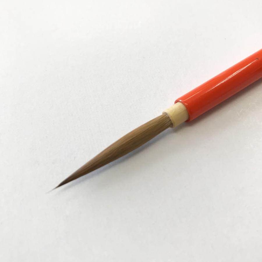 書道筆 長鋒一葉 広島清雅堂 書道用筆 仮名用筆 仮名細字 : 書道用品