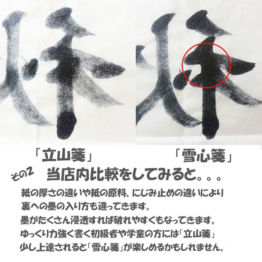 画仙紙半切 雪心箋 条幅 半切 35cm×136cm 100枚 書道用紙 機械漉画仙紙