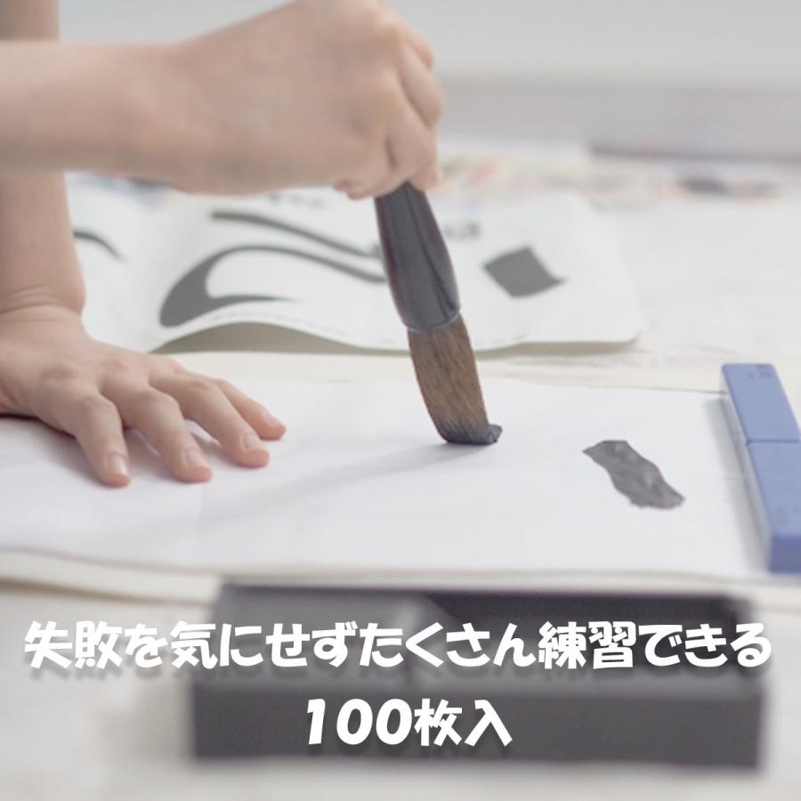 画仙紙半切 条幅紙 立山箋 半切 35cm×136cm 100枚 書道用紙 機械漉