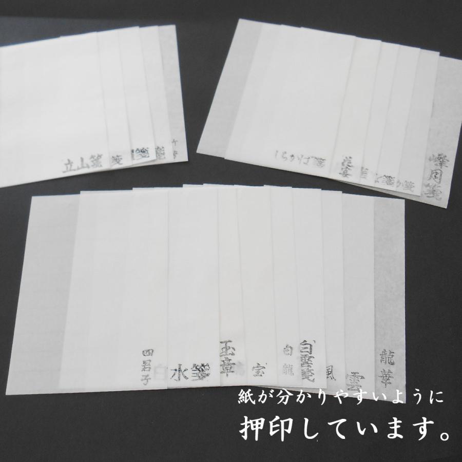 見本帳【画仙紙・加工紙】 機械漉画仙紙 手漉画仙紙 加工紙 書道 習字