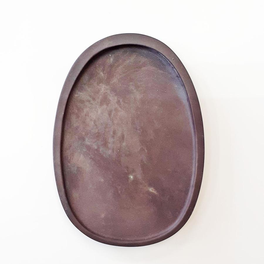 現品限り】麻子坑 端渓硯 薄楕円型 4吋 硯 書道硯 ましこう たん