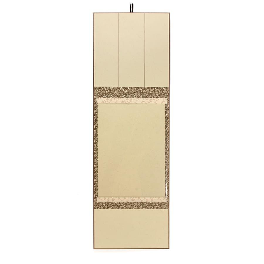 掛け軸たとう 半紙・F4 茶 多当紙 半紙用多当紙 半紙用簡易掛け軸 半紙