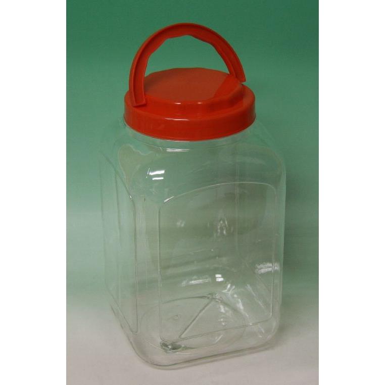 駄菓子の容器】 駄菓子用プラスチックボトル 手付き大角ブロー : お