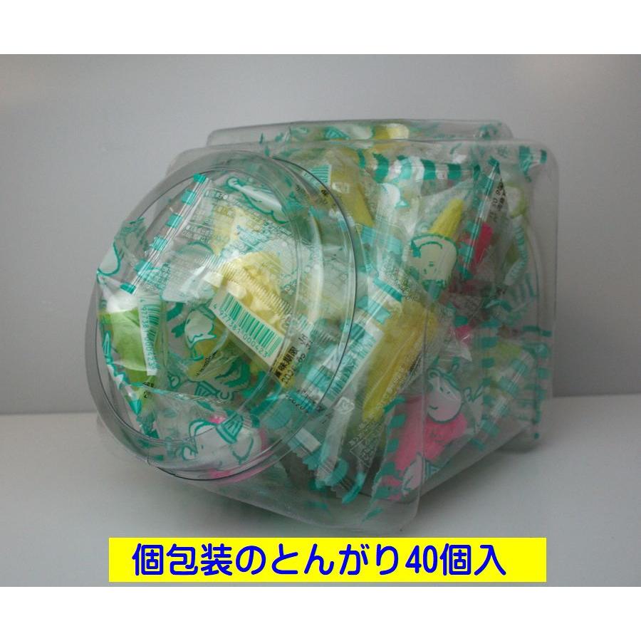 駄菓子屋さん 駄菓子ポット とんがりお菓子 40個入 : お菓子と和雑貨の