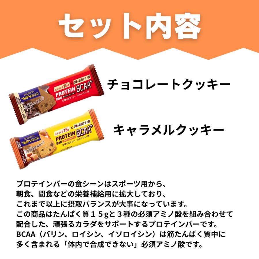 WINGRAM ブルボン プロテインバー BCAA+ 2種 各27本 計54本 詰め合わせ