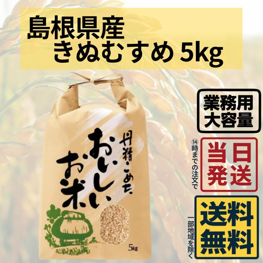 島根県産令和7年　新米　きぬむすめ 玄米 島根県産 きぬむすめ 令和7年産 新米 5kg (※米袋のデザインは変更