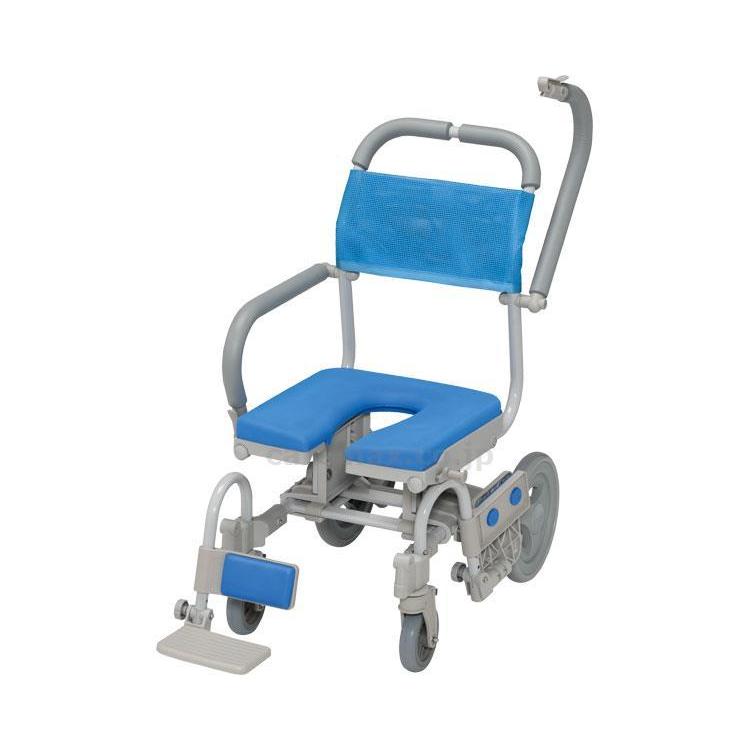 【個人宅への配送不可】シャワーラクV U型シート SWR142 ウチヱ [介護 入浴 お風呂 シャワーキャリー ウチエ a-w]