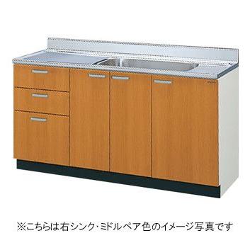サンウェーブ 御厨子所 木製押し込みGS続きもの  流し台(3段引き出し) 間口150珊読み合わせる口付 GSM-S-150MXT・GSE-S-150MXT DIY、工具-住宅設備-その他キッチン設備