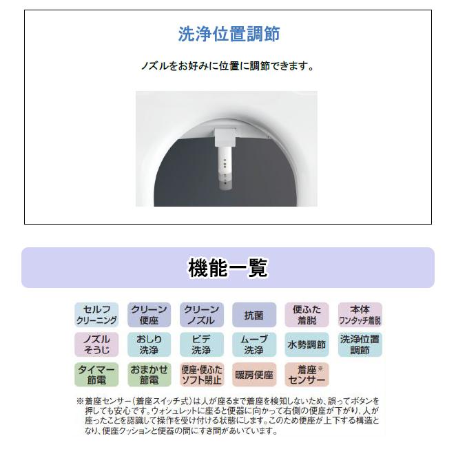 TOTO ウォシュレット BV1 温水洗浄便座 脱臭なし エロンゲートサイズ
