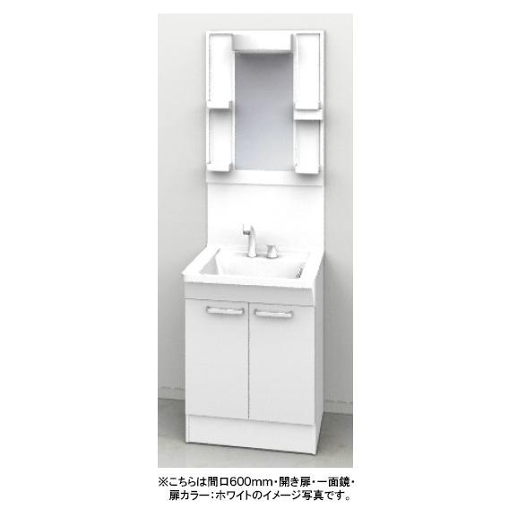 TOTO 洗面化粧台 Vシリーズ 間口600mm 開き扉タイプ 一面鏡(高さ1800mm 