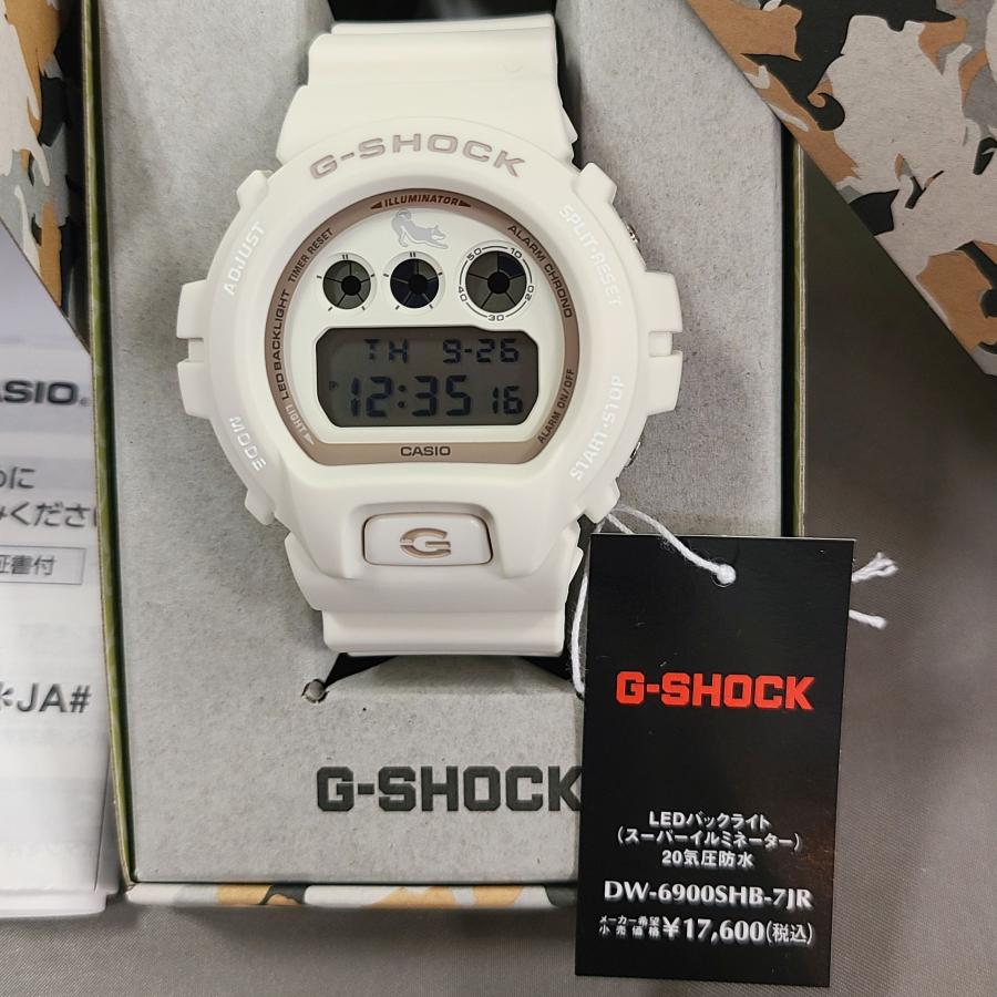 G-SHOCK ジーショック DW-6900SHB-7JR 柴犬デザインモデル 白柴 G-SHOCK ジーショック DW-6900SHB-7JR 柴犬デザインモデル 白柴