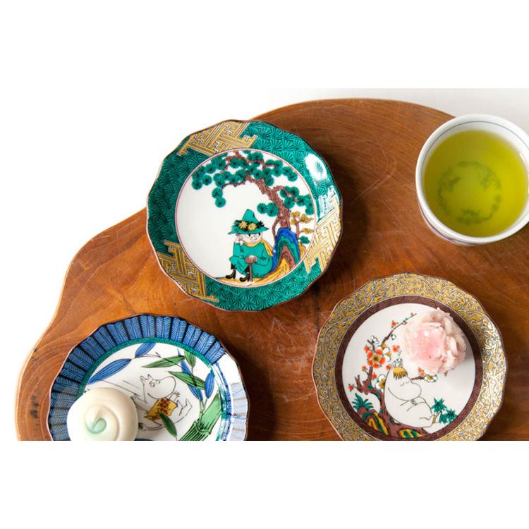 【Moomin x amabro】九谷焼 小皿 5枚セット amabro（アマブロ） MOOMIN×amabro 小皿 BOX5枚セット JAPAN KUTANI