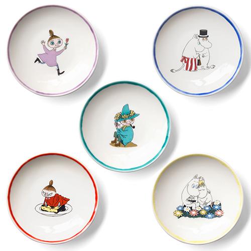 amabro（アマブロ） MOOMIN × 手塩皿 豆皿 JAPAN KUTANI 和食器