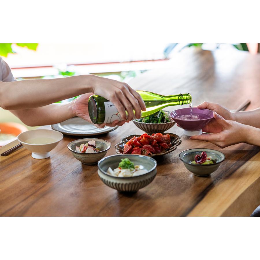 amabro（アマブロ） おちょこ 酒器 ぐい呑み zen to 深水盃 ご飯茶碗 4