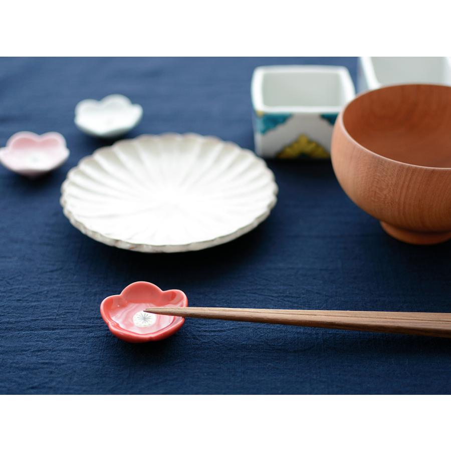 京千 小花の箸置き（7カラー） はしおき 波佐見焼 陶磁器 和食器