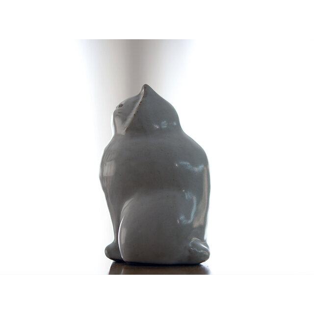 波佐見焼 オブジェ sen 猫の置物 twin cats インテリア ネコ 陶磁器
