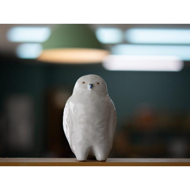 陶器のオブジェ 動物の置物 フクロウ ネコ ウサギ 京千 波佐見焼