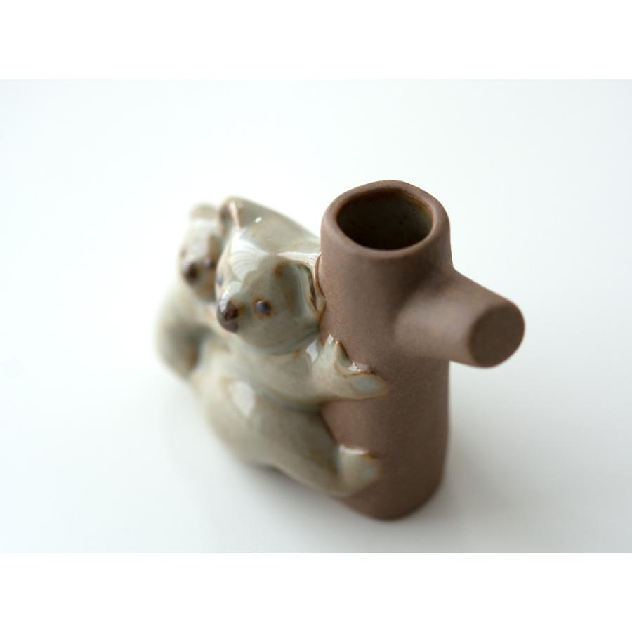 京千 コアラの花入れ sen 波佐見焼 陶器 花瓶 フラワーベース 一輪挿し