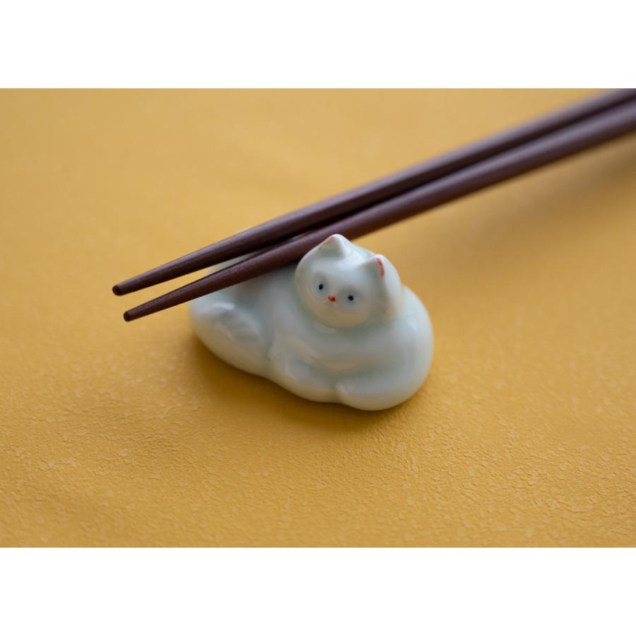 sen ねこの箸置き 波佐見焼 猫グッズ ネコ 6種類 京千 はしおき