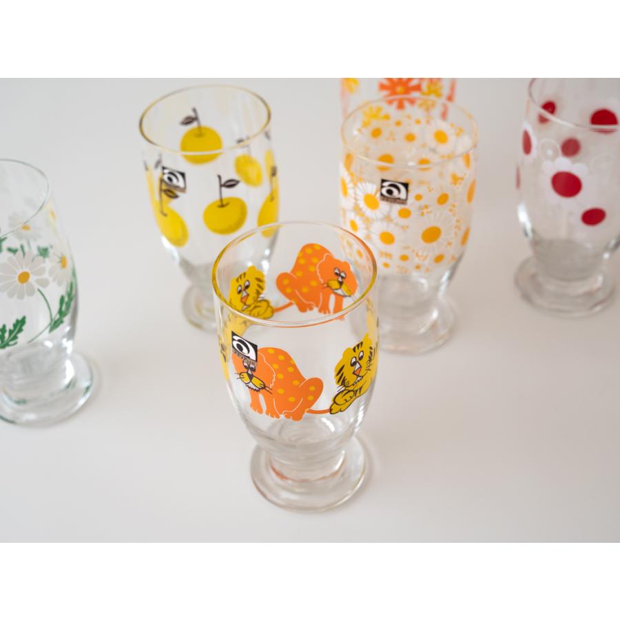ADERIA アデリアレトロ 台付きグラス320 喫茶店 昭和レトロ ガラス製