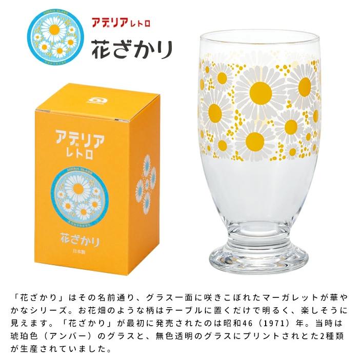ADERIA アデリアレトロ 台付きグラス320 喫茶店 昭和レトロ ガラス製