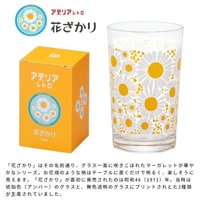 ADERIA アデリアレトロ 中コップ8 コップ 昭和レトロ ガラス製 石塚