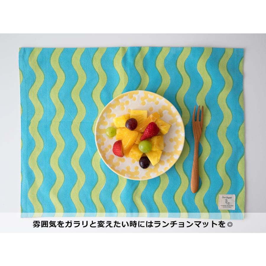 TWO CHAPATI ランチョンマット ブロックプリント インド製 テーブル