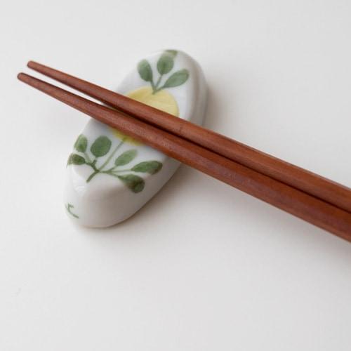 九谷焼 九谷青窯 箸置き 徳永遊心 色絵花蛍 作家 カトラリー 和食器