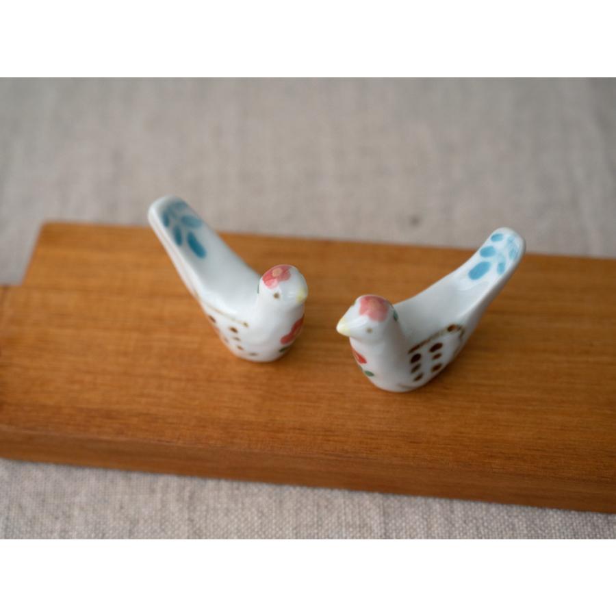 小鳥 箸置き とり トリ 米満麻子 カトラリー はしおき 動物 作家 器