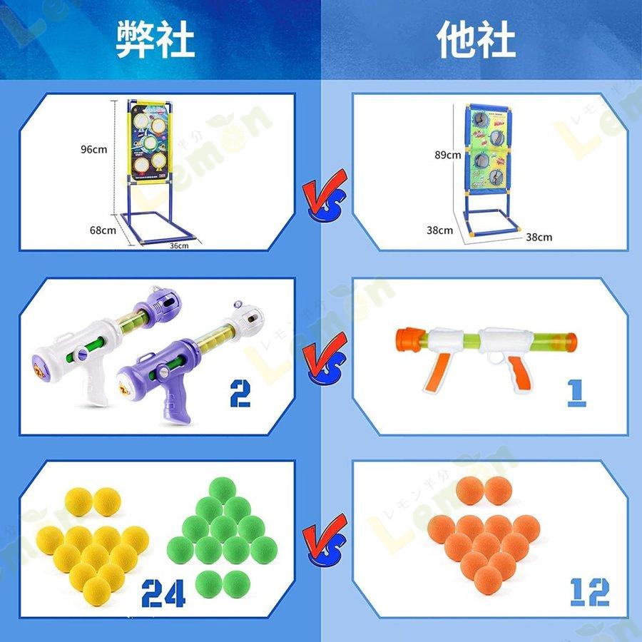 ポッパーガン 男の子 プレゼント 射撃練習 ターゲット スポンジ弾 玩具 室内遊び 女の子 小学生 こどもの日 クリスマス 誕生日 4 5 6 7 8 9 10 11 12 歳 Z106 レモン半分 通販 Yahoo ショッピング