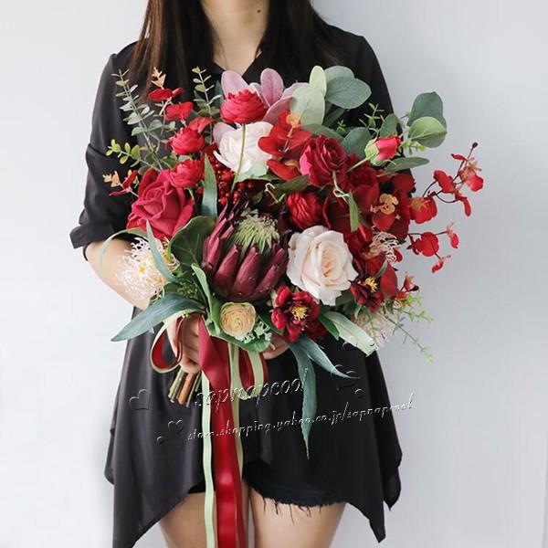 ローズ キット 手作り ブライダルブーケ キット 披露宴 アレンジメント 花嫁 造花 ディング用 手首の花 安い 安い 造花 ウェ 結婚式 Fh04 豊盛商事 ブートニア 送料無料 ウエディングブーケ