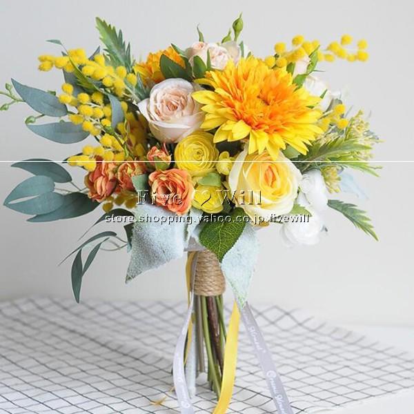 注目ブランド 送料無料 ウエディングブーケ 結婚式 ローズ 造花 ウェディング用 アレンジメント 花嫁 披露宴 安い 手作り キット ブライダルブーケ ジュエリー アウトレット送料無料 Zoetalentsolutions Com