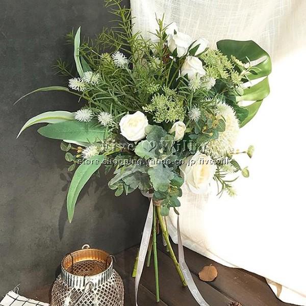 気質アップ 送料無料 ウエディングブーケ 結婚式 ローズ 造花 ウェディング用 アレンジメント 花嫁 披露宴 安い 手作り キット ブライダルブーケ ジュエリー 高質で安価 Tprepara Cl