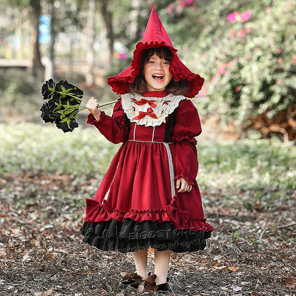 チープ ハロウィン衣装 子供服 男の子 女の子 コスプレ マント 衣装 仮装 魔法使い 魔女 コスチューム ジュニア 演劇 イベント 学園祭  パーティー 万聖節 演出服