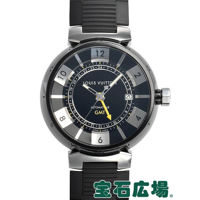 人気カラーの Louis ルイ ヴィトン Q113ko ブラックｇｍｔ イン タンブール ルイ ヴィトン Vuitton 腕時計 メンズ 中古 Q113ko ブラックｇｍｔ イン タンブール 中古 メンズ腕時計