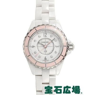 chanel 時計 シャネル CHANEL】腕時計 J12 ソフトピンク H4466 8ポイント ダイヤ